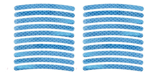 4 X 20 Pegatinas Reflectantes Para Bujes De Ruedas De Coche,