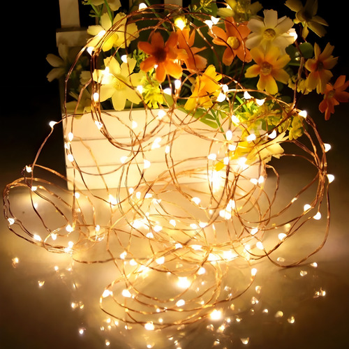 Set 2 Cadenas De Luces Hadas Multiuso Para Decoracion Luces Luz Cálida