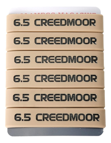 6.5 Bandas De Marcado Para Revistas Creedmoor, Paquete De 6