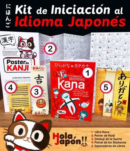Imagen 1 de 10 de Kit De Iniciación Al Idioma Japonés