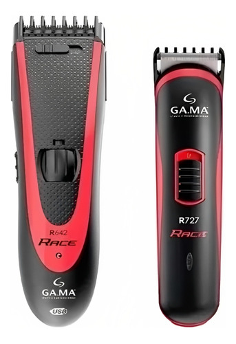 Gama Pack Clipper Corta Pelo + Trimmer Corta Barba Race R647