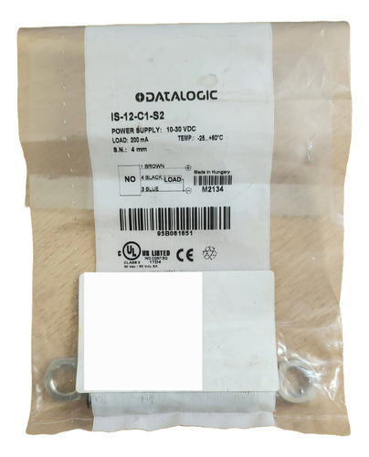 Sensor Inductivo Datalogic Is-12-c1-s2 10-30 Vdc