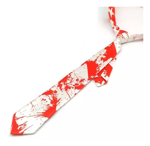 Corbata Con Sangre Vampiro Sangrienta Halloween