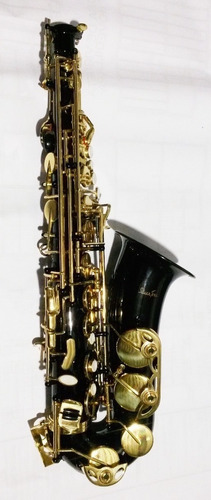 Saxofon Alto Eb Negro Llaves/pabellon Dor. Silverton Slsx020
