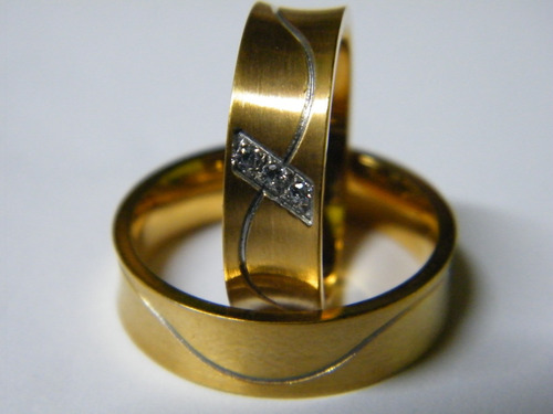 Anillo Elegante De Acero - Calidad Titanio Para Compromisos