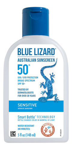 Blue Lizard Protector Solar Mineral Sensible Con Óxido De .