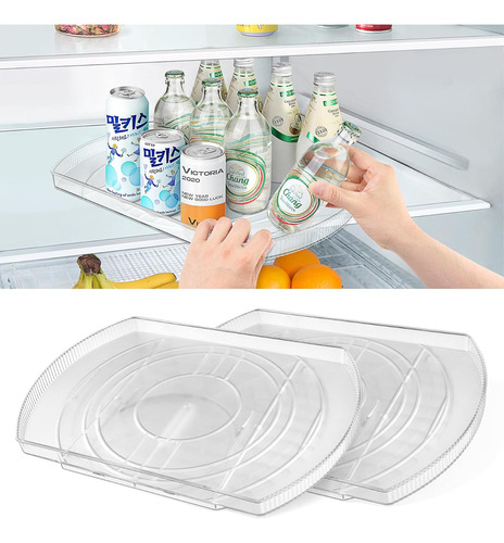 Lazy Susan Organizador Para Refrigerador, Mesa Giratoria Rec