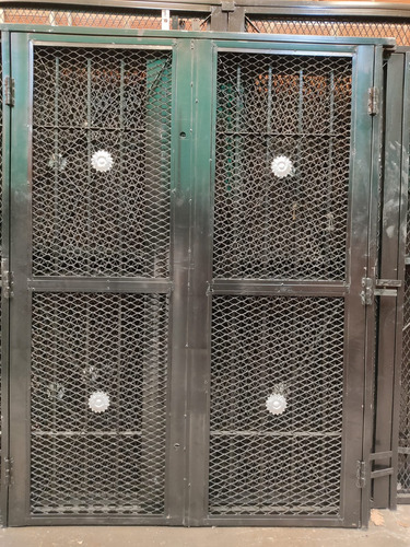 Puerta Reja 180x200 Malla Para Ventana Balcón Con Cerradura