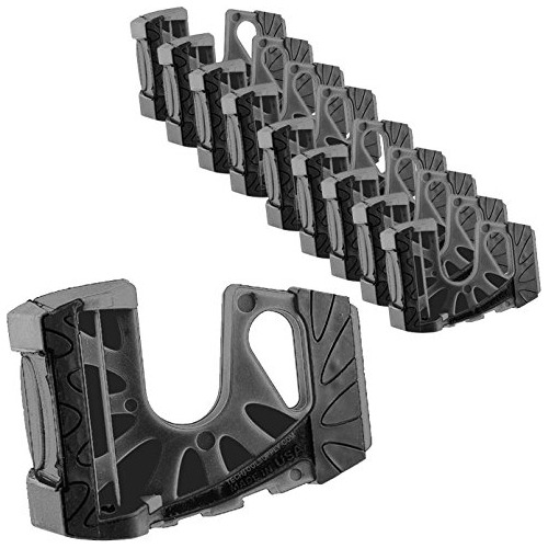 Pack De 10 Topes De Puerta Definitivos, Negro