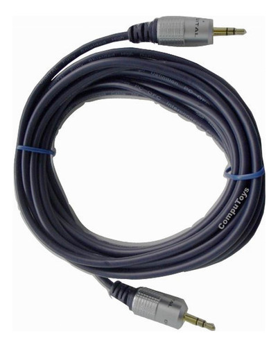 Zplu02m Cable Audio Plug A Plug Metalizado 3.6m Computoys