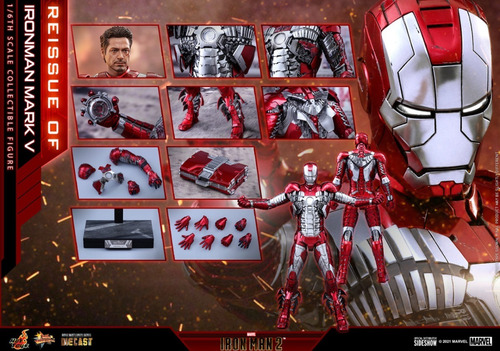 Hot Toys- Iron Man 2- Iron Man Mark V Armor