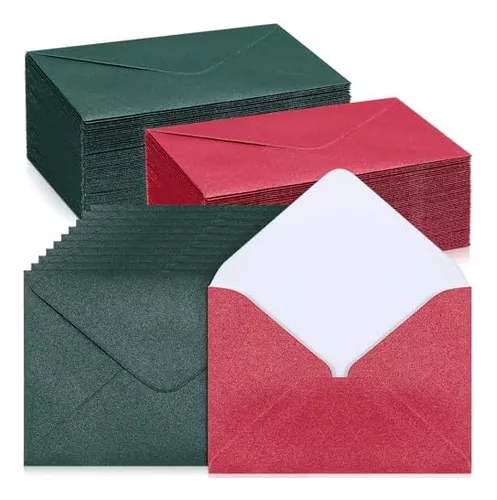 Yahenda 200 sobres pequeños para tarjetas de regalo, bolsillo de boda,  sobres de papel pequeños para tarjetas de regalo, sobres para tarjetas de