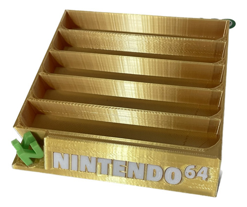 Stand Organizador Compatible Con Juegos Nintendo 64 N64 3d