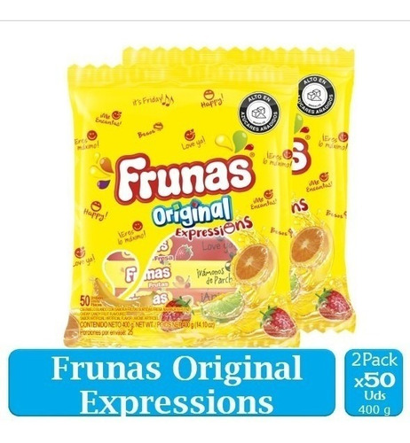 Frunas En Barra Expresions 400g  2 - Unidad a $208