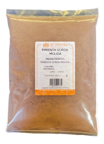 Pimienta Gorda Jamaica Molida En Polvo 250 Gramos