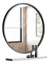 Comprar Combo Espejo De Baño Redondo 50 Cm Y Estante Flotante