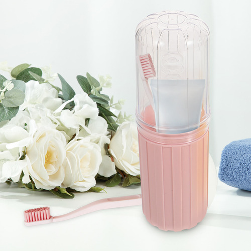 Contenedor De Pasta De Dientes, Soporte Portátil Para Cepill