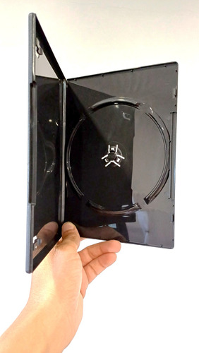 Caja Para Cd Dvd Estuche Plastica X 10 Unidades Laser Rock