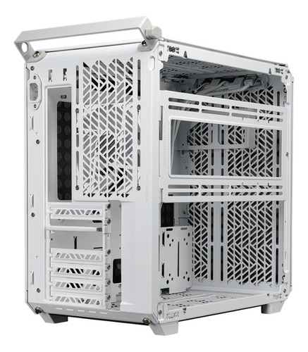 Gabinete Cooler Master Qube 500 Flatpack Macaron Mid Tower Menta - Rosa - Crema
