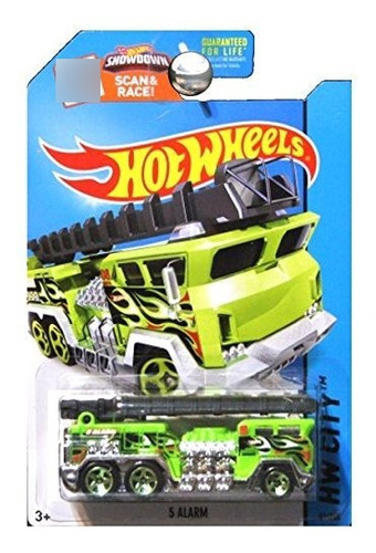 Hot Wheels 2015 Hw City 5 Alarma (camión De Bomberos) 4oj0b