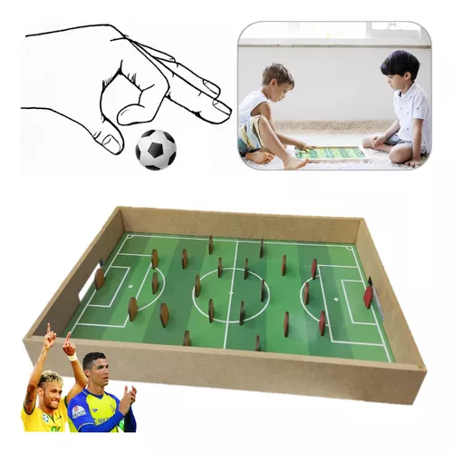 Jogo De Futebol Dedo Peteleco Futebol de Prego Brinquedo Para