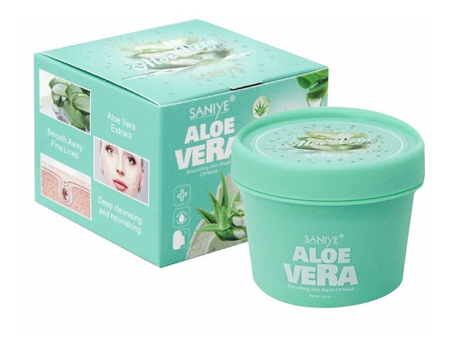 Mascarilla De Aloe Vera Saniye Exfoliante Rejuvenecedora Tipo de piel Todo tipo de piel