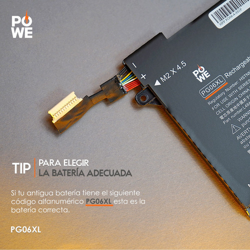 Pg06xl Bateria Para Hp 15-dh0001la Dh1019nr L48497-005