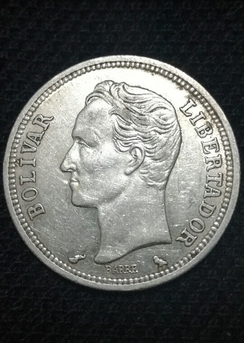 Un (1) Bolivar De Plata 1960. Alto Grado  Leer Descripción 