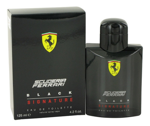 Edt De 4.2 Onzas Ferrari Scuderia Black, Para Hombre, En