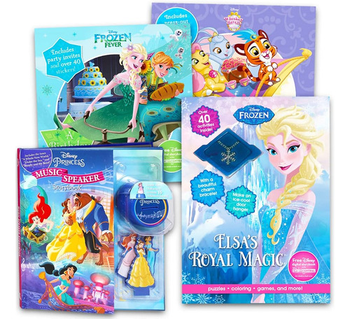 Super Set De Libro De Colorear Frozen 3 Libros De Color...