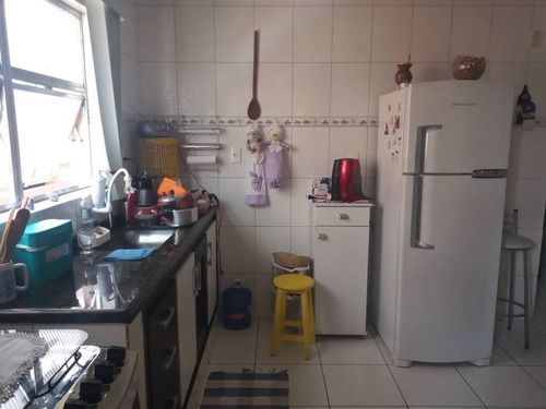 Imagem 8 de 17 de Apartamento No Bairro Tupi/praia Grande, Com 1 Dormitório Grande, Sala Para Dois Ambientes, E Vaga De Garagem. - Nff40