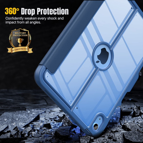Funda Moko Para Ipad 11 A16 2025 Y 10.9 10ª Generación Azul Marino