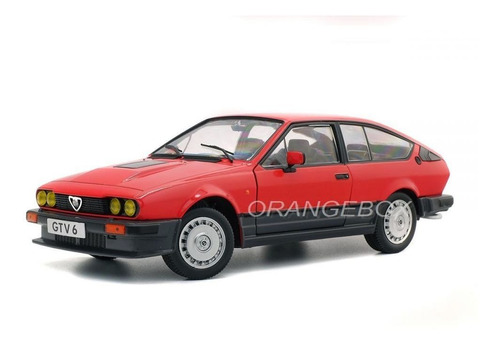 Alfa Romeo Gtv 6 1984 1:18 Solido Vermelho