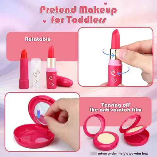 Kit De Maquillaje De Princesa Para Niñas 3 A 6 Años