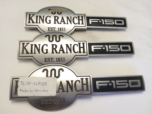 Emblemas Para Ford F-150 King Ranch 2009-2014 Originales 