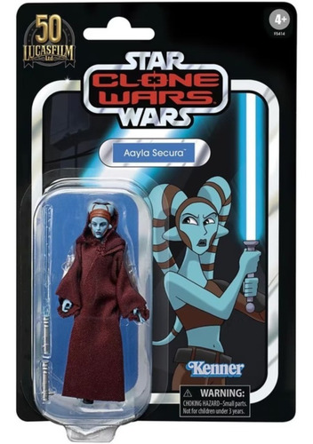 Figura Star Wars Vintage Collection Clone Wars Aayla Secura