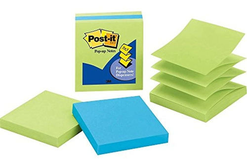 Post-it Notes Pop-up, 90 hojas Por Bloc, Colección Jaipur