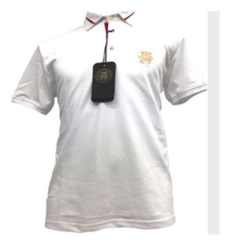 Playera Chapo 701 Tipo Polo Blanca 02