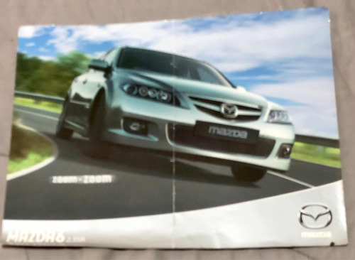Brouchure Publicidad Mazda 6 Sr (2006-2009)