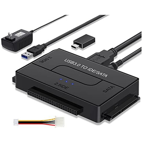 Adaptador De Disco Duro Sata/ide Usb 3.0, Convertidor D...