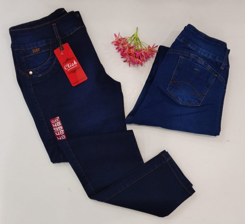 Imagen 6 de 8 de Jeans Elastizado Talle Especial Para Dama