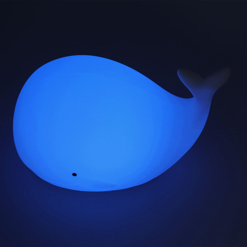 Luz Nocturna Usb De 1,3 W Con Forma De Ballena, 7 Colores, M