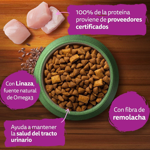 Whiskas Alimento Seco Salmón Gato Bueno Por Naturaleza 10 Kg