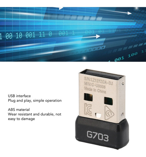 Receptor De Ratón Usb Para Logitech G703 Para Lightspeed