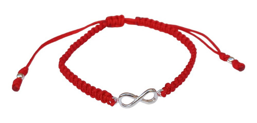 Pulsera Hilo Rojo Infinito Plata 925