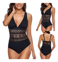 Comprar De Traje De Baño De Encaje Mujer Bikinis De Talle Alto