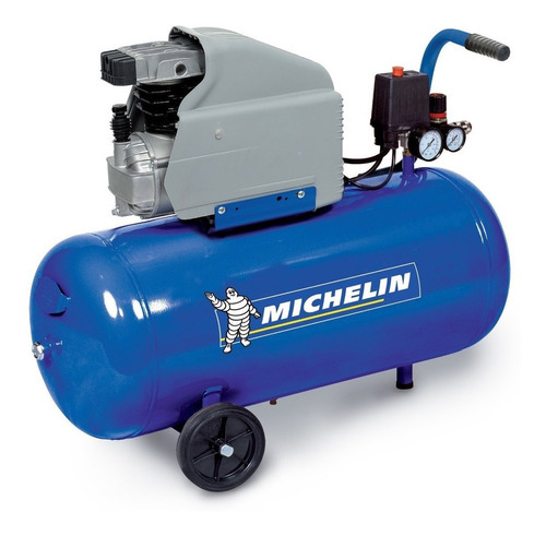 Imagen 1 de 1 de Compresor de aire eléctrico portátil Michelin MB50 50L 2hp 220V 50Hz azul