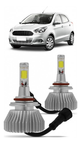 2 Lampada Super Led Milha Ford Ka 2015 A 2018 6000k H11