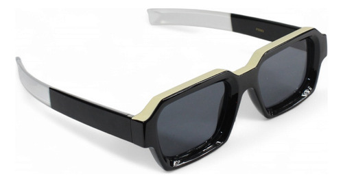 Lentes De Sol Textura Mármol Estilo Creativo Negro Negro Negro