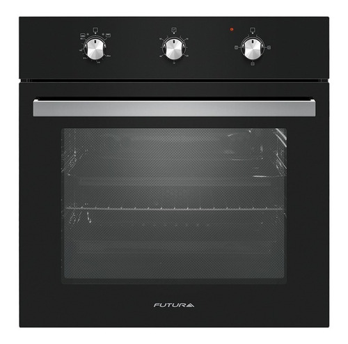 Horno De Empotrar Futura Plus Fut-h60gas-n A Gas Negro